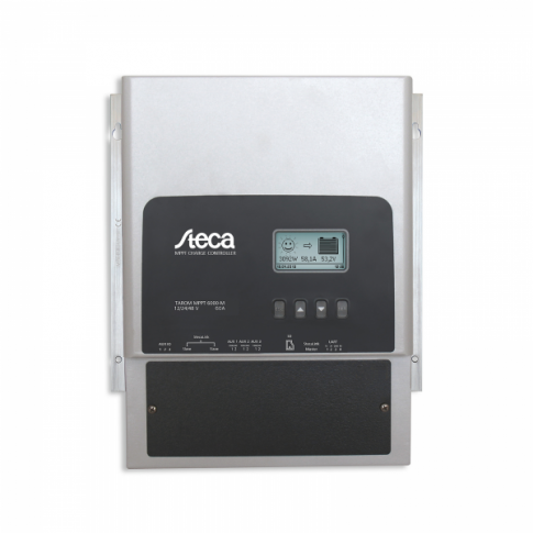 Steca Tarom 60A MPPT solar controller (M-type) with two MPPT solar trackers / inputs for an off-grid solar system