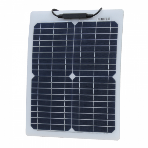 20W Reinforced semi-flexible solar panel with a durable ETFE coating