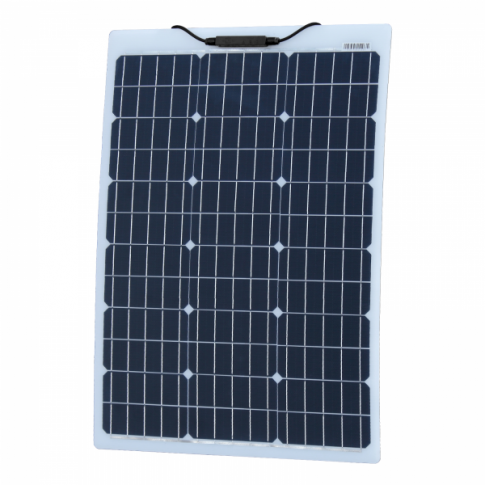 60W Reinforced semi-flexible solar panel with a durable ETFE coating