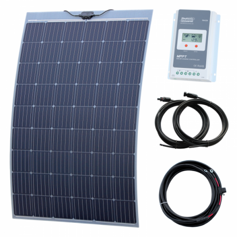 250W semi-flexible solar charging kit with Austrian textured fibreglass solar panel