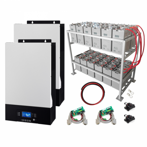 10kW Zero-Transfer Uninterrupted Power Supply (UPS) System with 24kWh energy storage