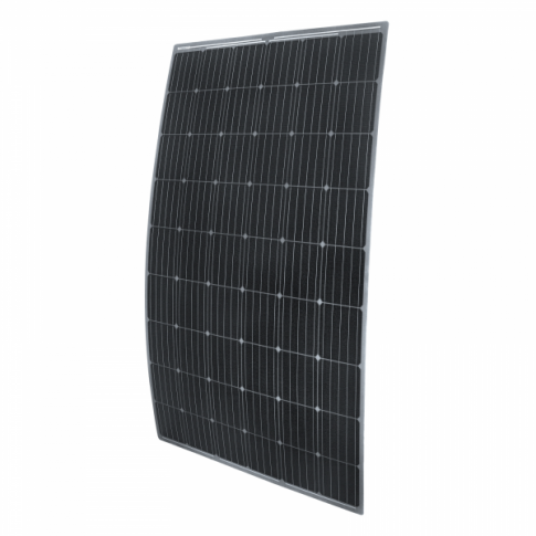250W semi-flexible solar panel with rear junction box (made in Austria)
