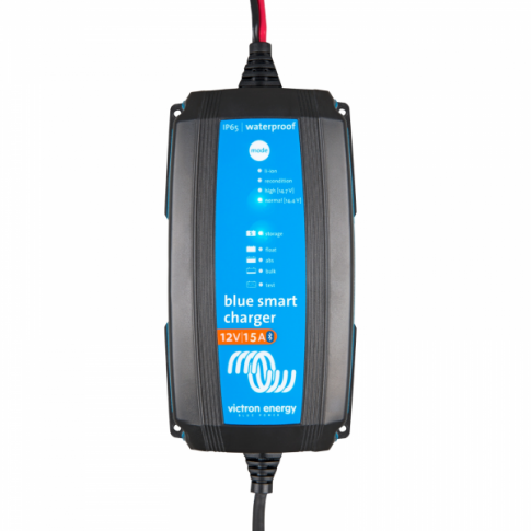 Victron 15A 12V Blue Smart IP65 mains battery charger with Bluetooth connectivity