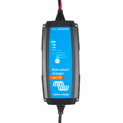 Victron 5A 12V Blue Smart IP65 mains battery charger with Bluetooth connectivity