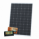 250W 12V dual battery solar kit for camper / boat with controller and cable
