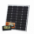 80W 12V dual battery solar kit for camper / boat with controller and cable