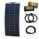 100W 12V Reinforced narrow semi-flexible dual battery solar charging kit 