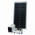 Off-Grid Solar Lighting System with 40W solar panel, 4 LED Lights, Solar Charge Controller and Lithium Battery