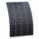 150W semi-flexible fibreglass solar panel with a round rear junction box and 3m cable, with durable ETFE coating