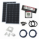 DISCOUNTED 240W 12V dual battery solar charging kit with 25A dual battery controller, mounting brackets, connectors and cables