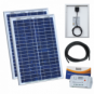 40W (20W+20W) solar charging kit with 10A controller and 5m cable