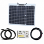 30W 12V Reinforced Semi-flexible solar charging kit