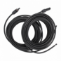 Pair of 10m single core extension cable leads 6.0mm2 for solar panels and solar charging kits