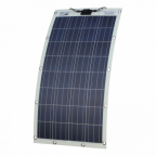 130W semi-flexible solar panel with eyelets and fasteners (made in Austria)