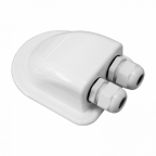 Waterproof double cable entry gland (3-7mm) for motorhomes, caravans, campervans, boats and building installations