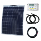 100W 12V Reinforced Semi-flexible solar charging kit