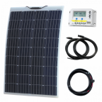 120W 12V reinforced semi-flexible solar charging kit