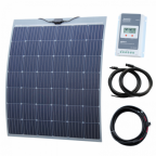 210W semi-flexible solar charging kit with Austrian textured fibreglass solar panel (with self-adhesive backing)