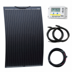120W 12V semi-flexible solar charging kit