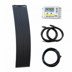 100W 12V Ultra-Narrow Semi-flexible solar charging kit