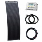 150W 12V narrow Semi-flexible solar charging kit