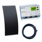 DISCOUNTED 180W 12V/24V Semi-flexible solar charging kit for boats, campervans and motorhomes