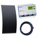 DISCOUNTED 160W 12V/24V Semi-flexible solar charging kit for boats, campervans and motorhomes