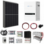 DISCOUNTED 4kW 48V solar power kit with 8kW TBB Power Tyrann inverter and 24kWh battery bank