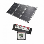 DISCOUNTED 300W 12V dual battery charging kit with lightweight folding solar panel