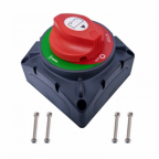 600A 48V surface and panel mount battery isolator switch with M12 terminals