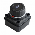 250A 12V/24V/48V battery isolator switch with a voltmeter