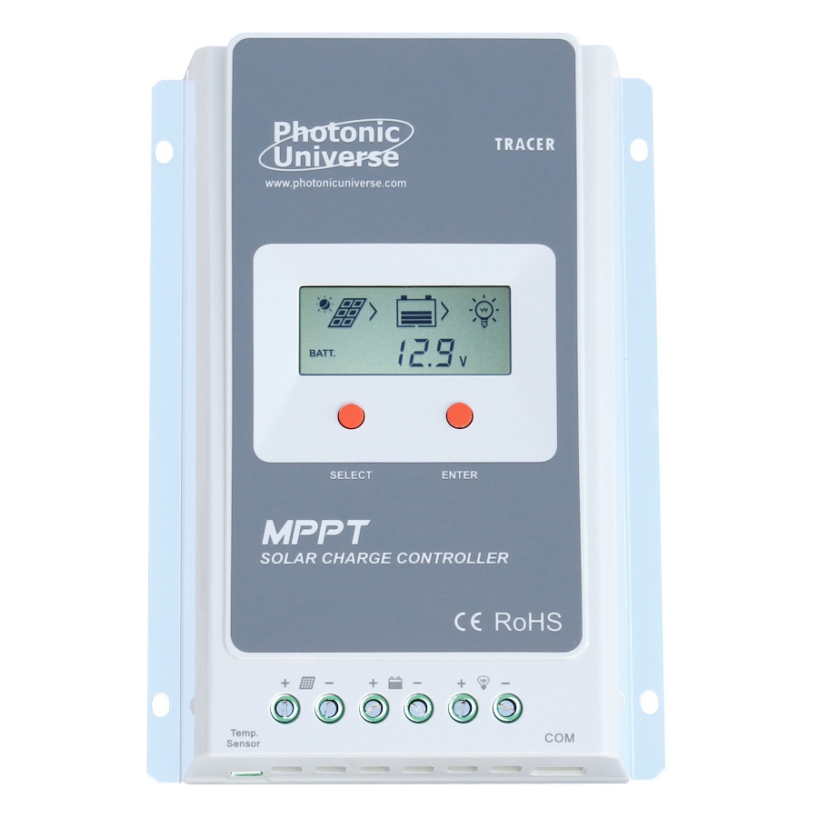 30A Photonic Universe MPPT solar charge controller with inbuilt LCD display