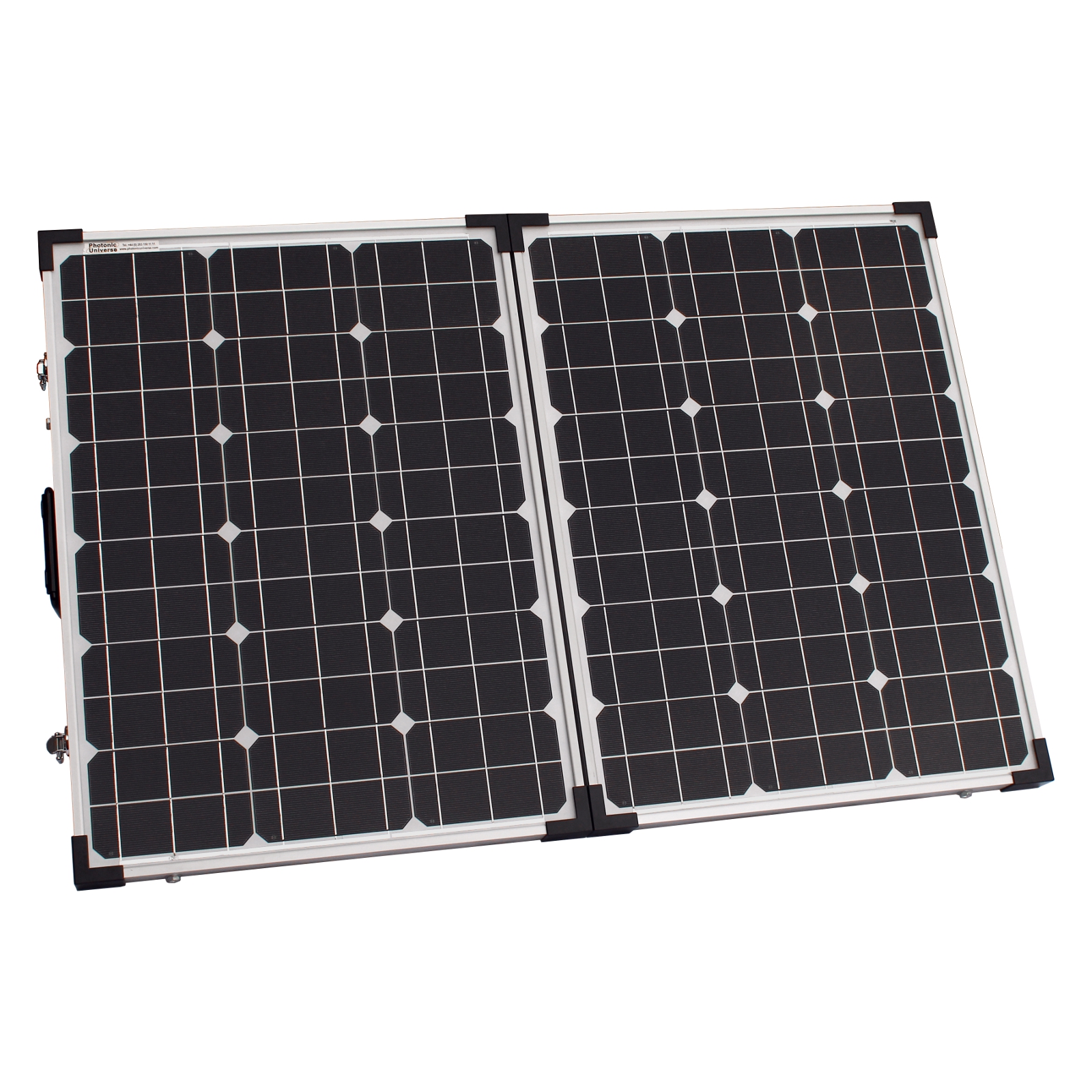 folding solar panel front view